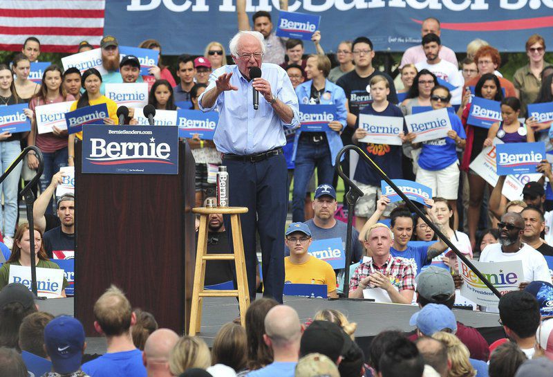 Sanders brings 'Us, not me' campaign to Norman